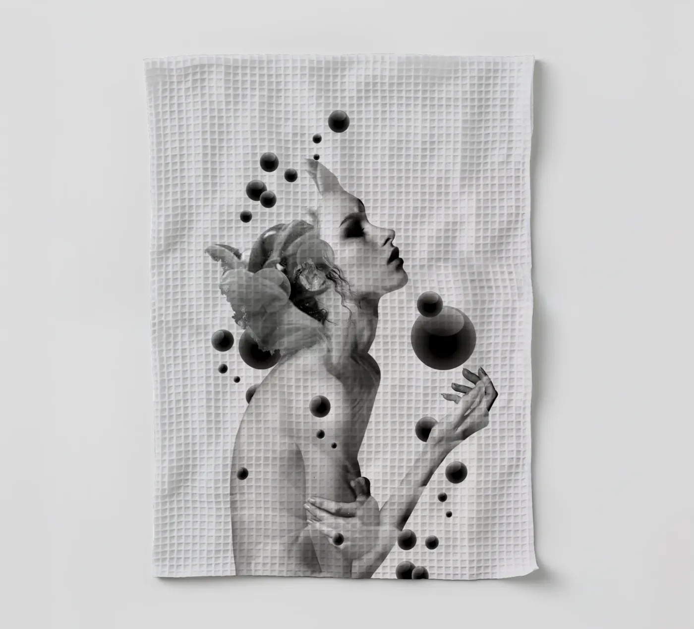 BUBBLES tea towel by dada22