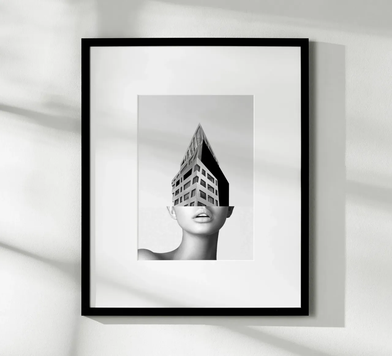 ritratto (architettura) poster con telaio in legno da dada22