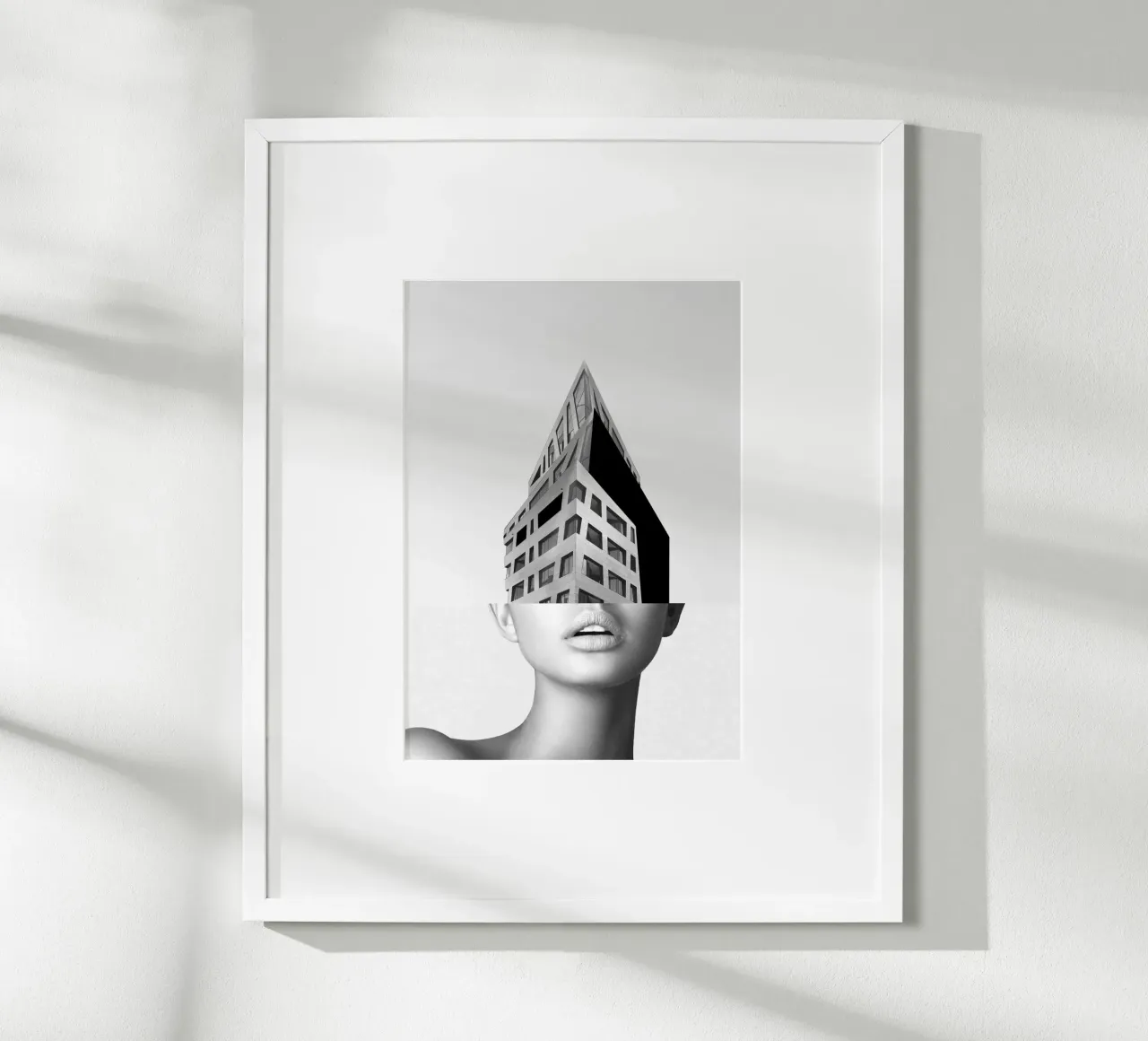 ritratto (architettura) poster con telaio in legno da dada22