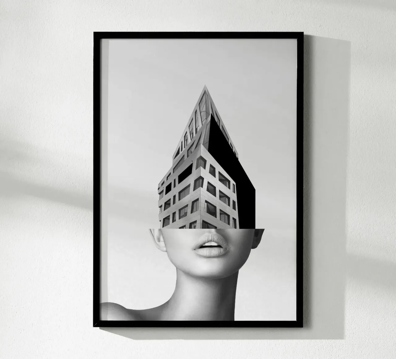 ritratto (architettura) poster con telaio in legno da dada22
