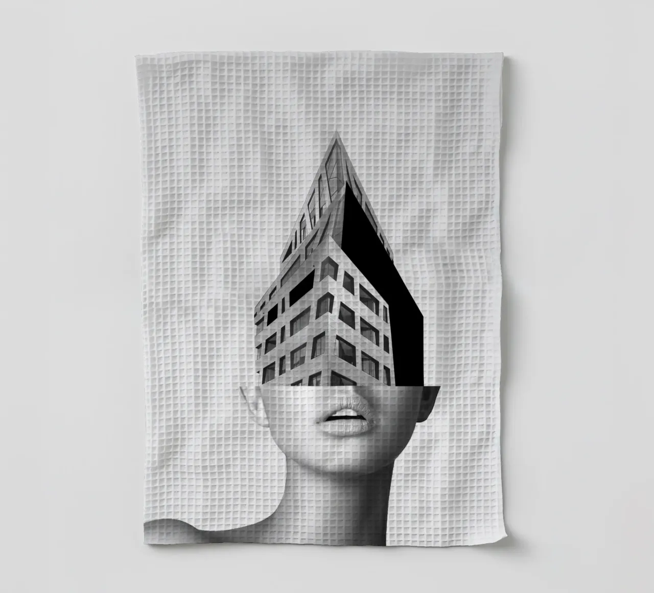 portrait (architecture) tea towel by dada22