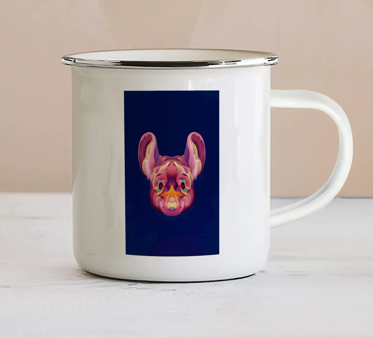 Topo zodiacale tazza in smalto da Artascy Art