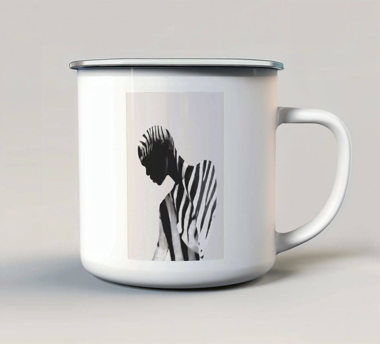 Zebra tazza in smalto da dada22