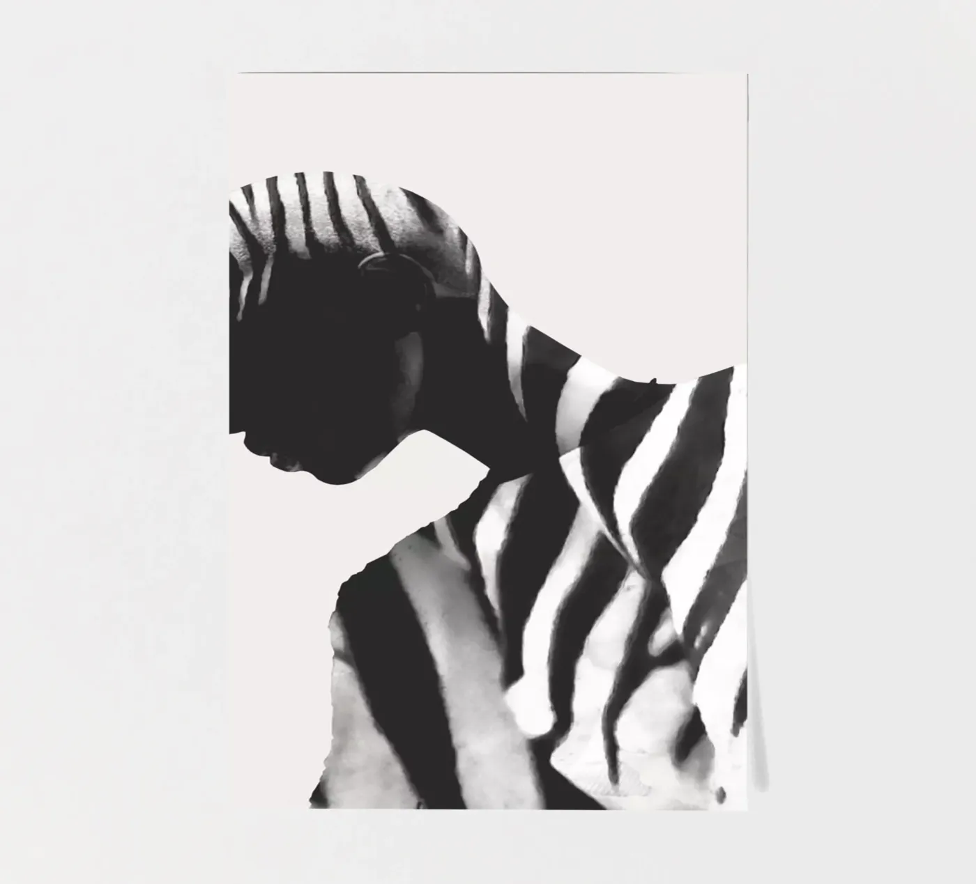 Zèbre planche autocollant de dada22