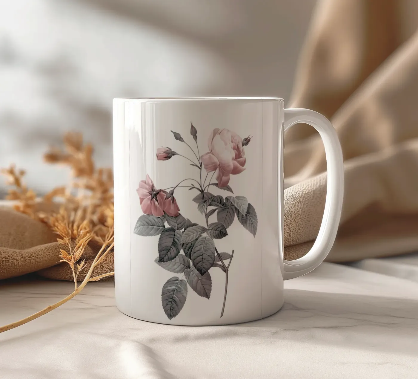 Rose 2 ceramic mug by dada22