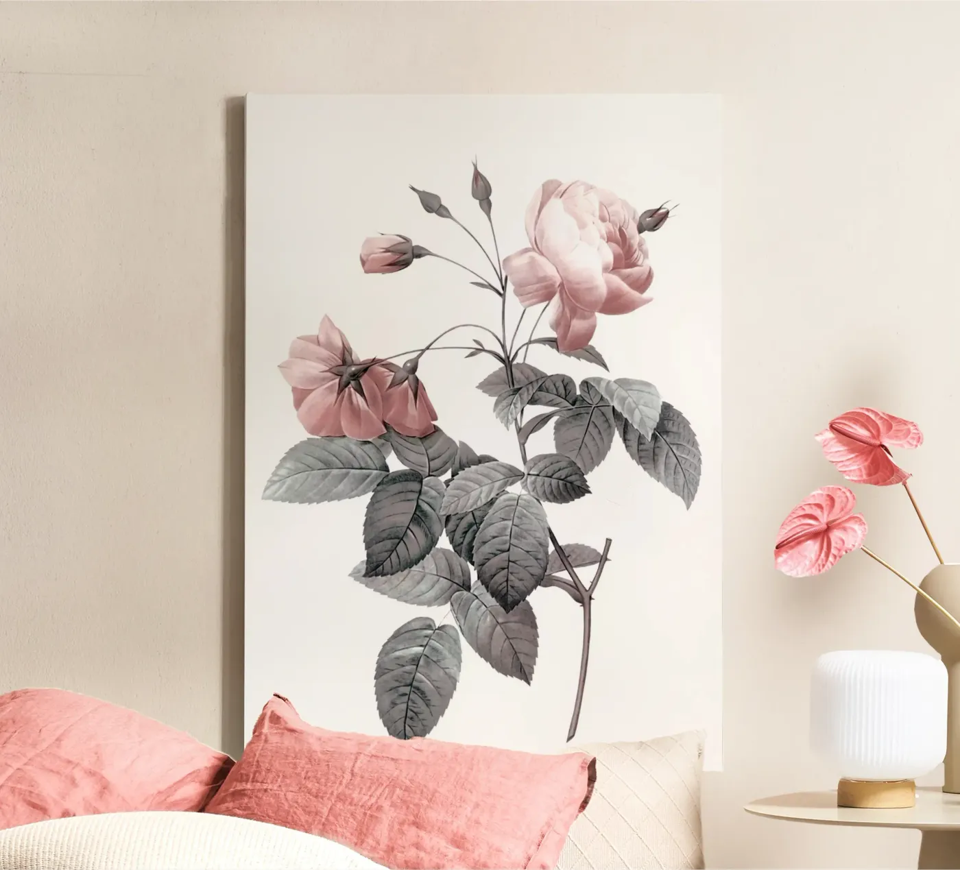 Roos 2 canvas van dada22