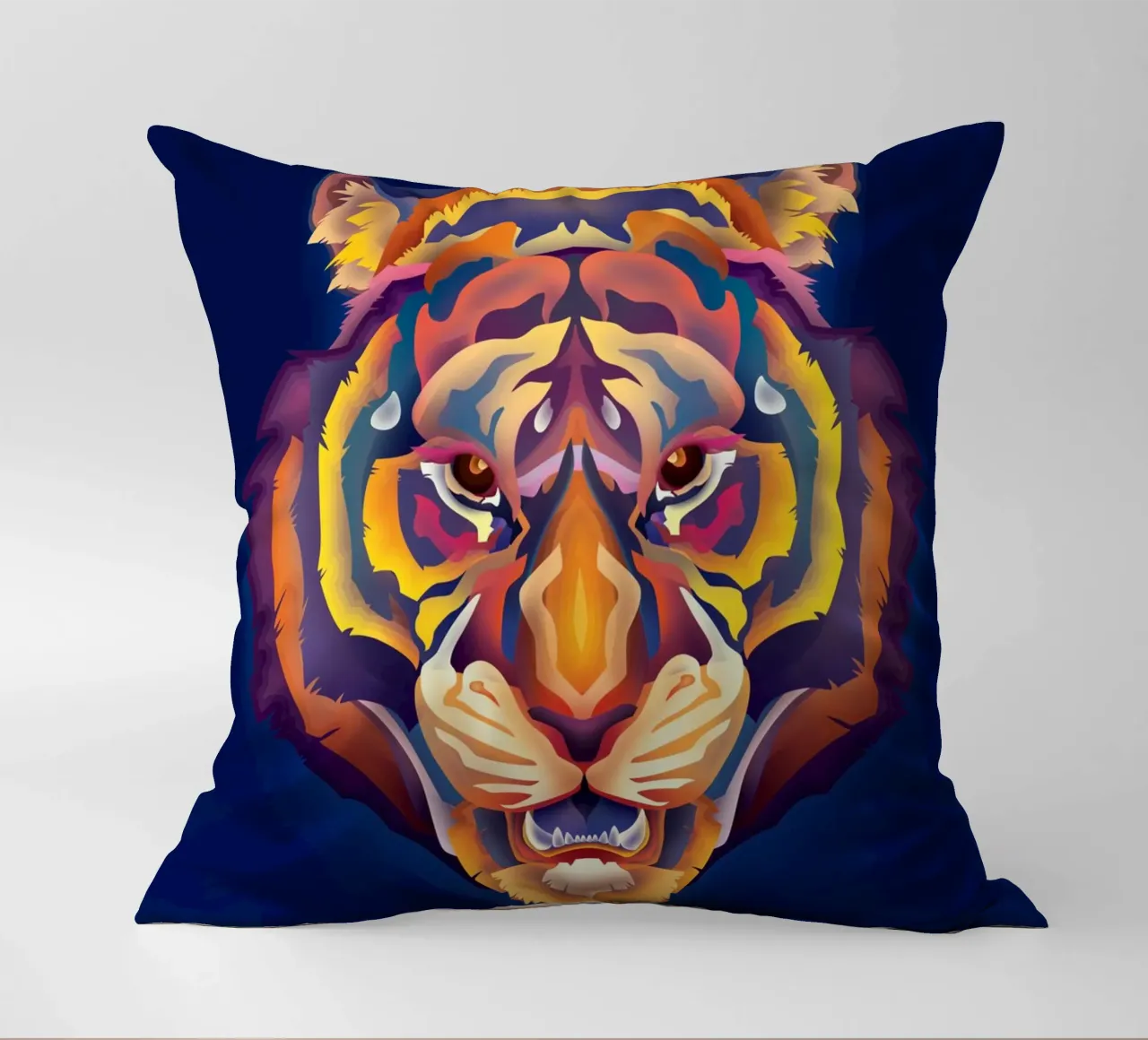 Zodiac Tiger decorative cushion by Artascy Art