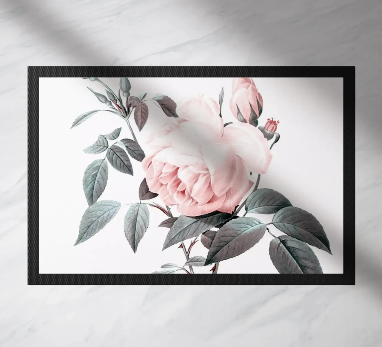 Roos deurmat van dada22