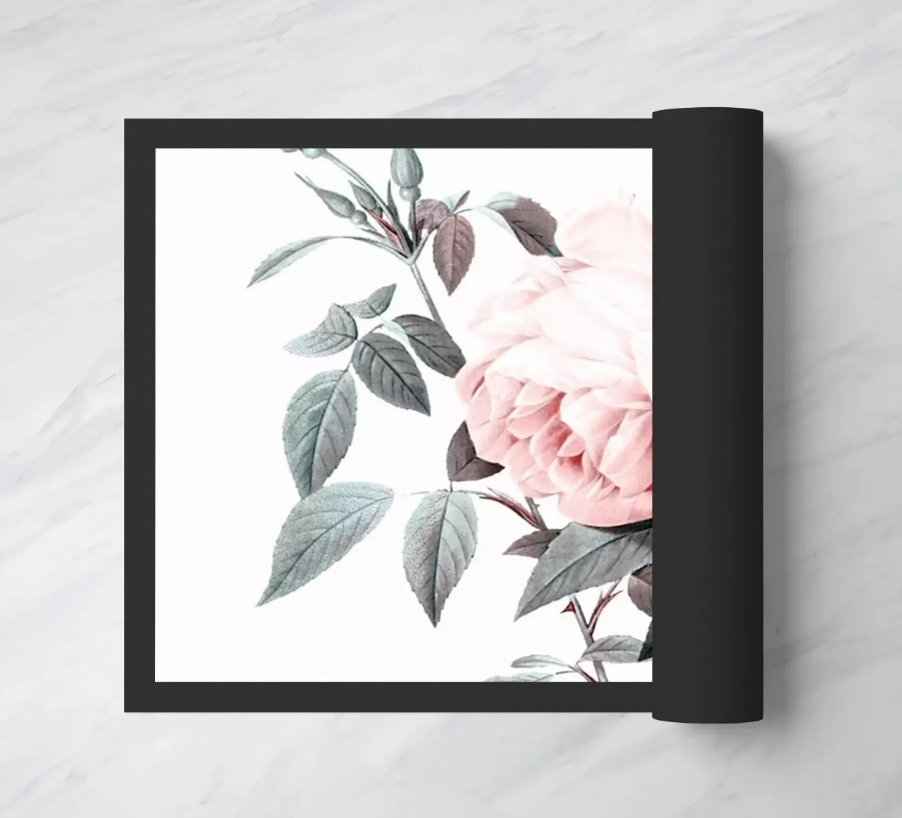 Roos deurmat van dada22