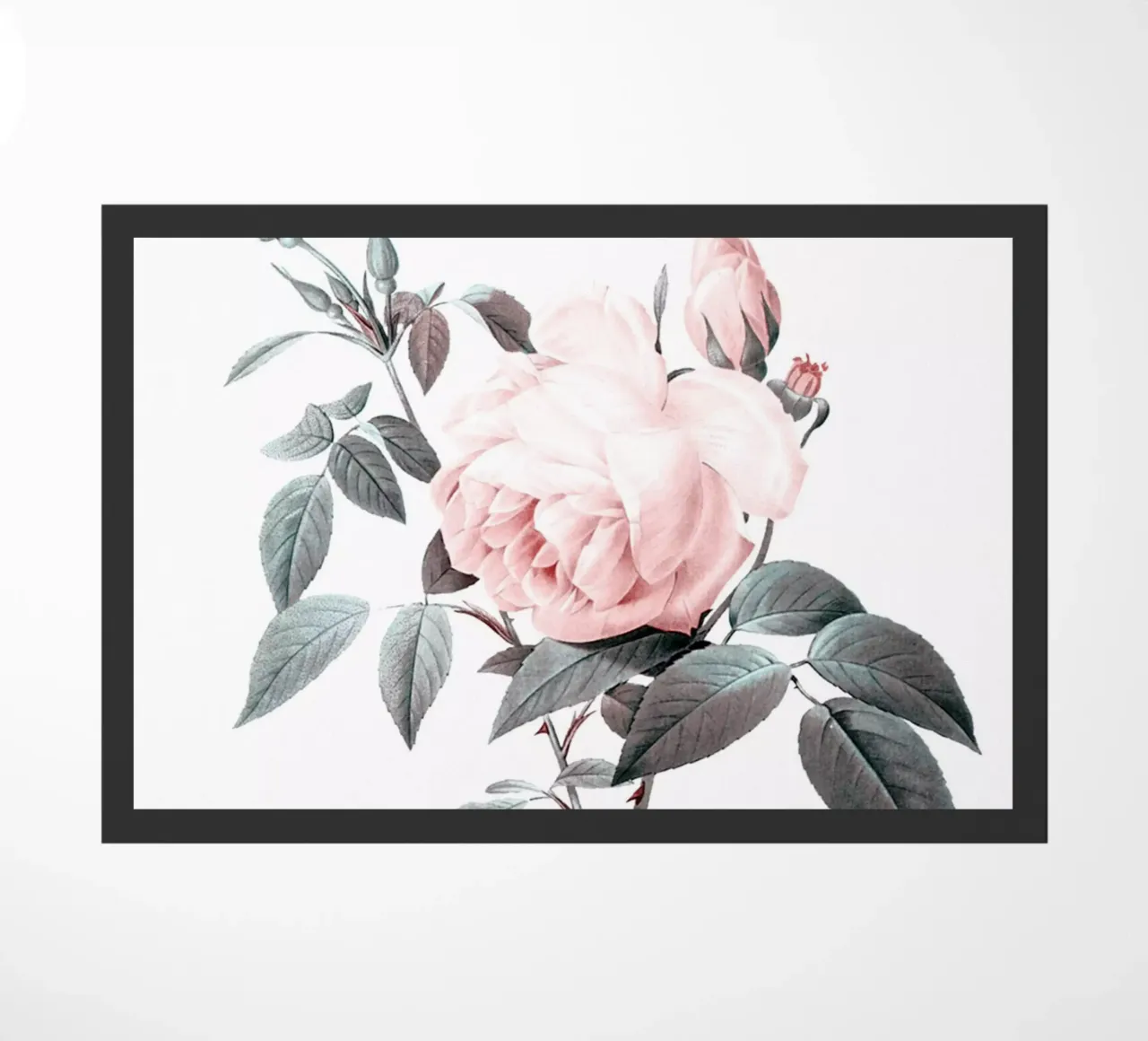 Roos deurmat van dada22