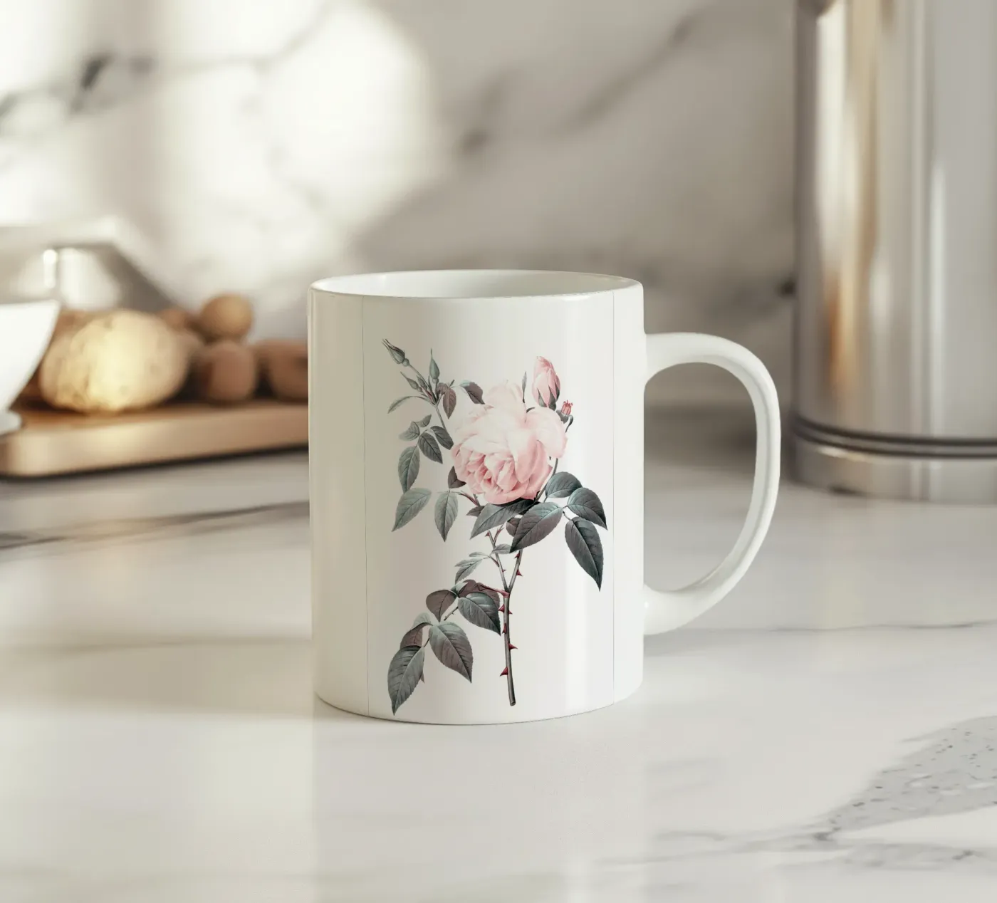 Rose ceramic mug by dada22