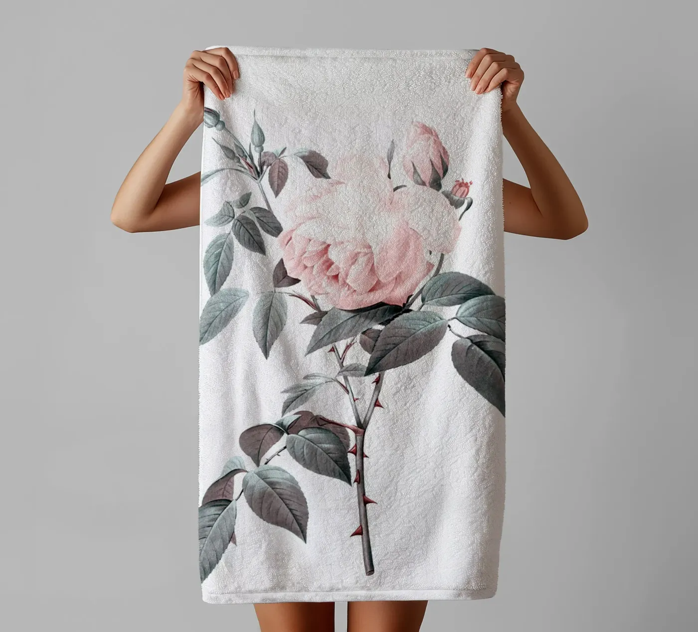 Roos badhanddoek van dada22