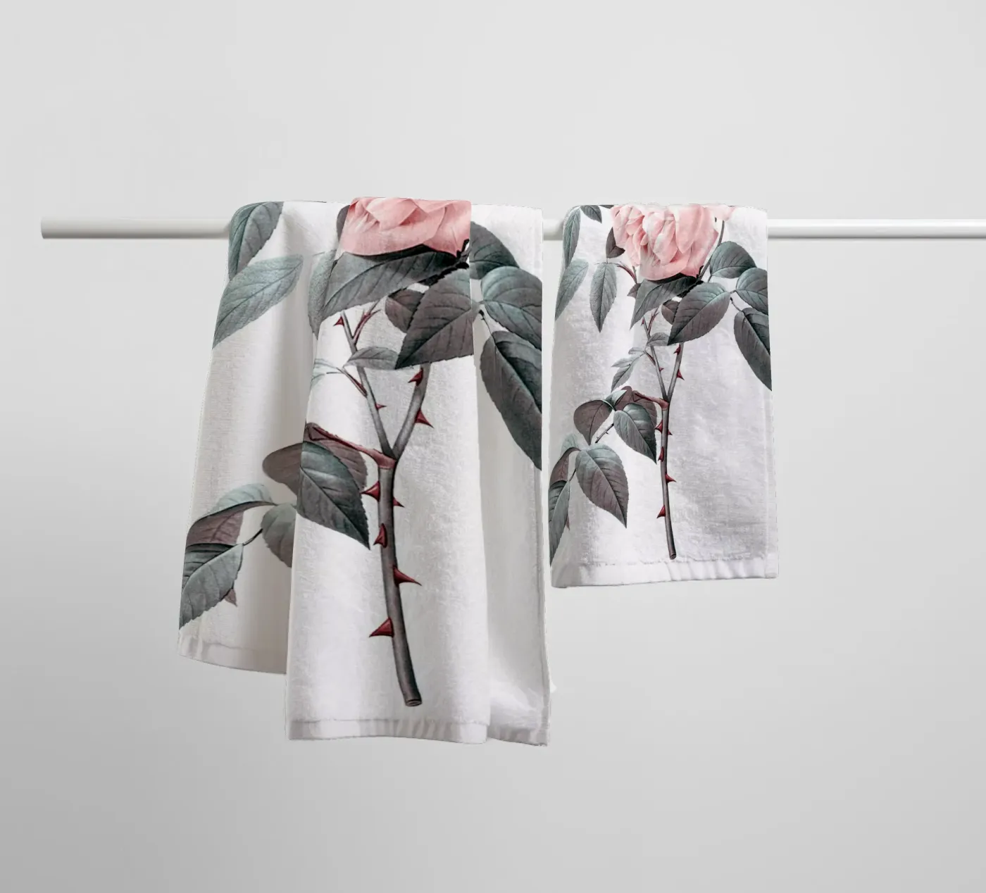 Roos badhanddoek van dada22