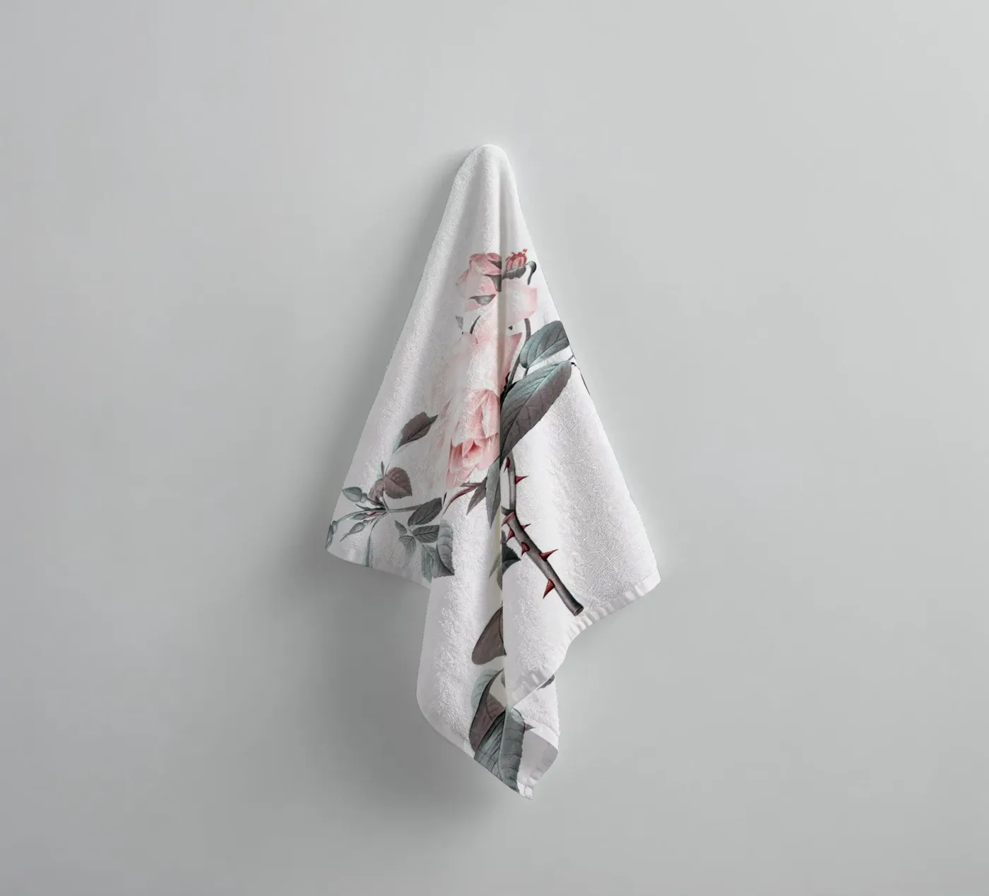Roos badhanddoek van dada22