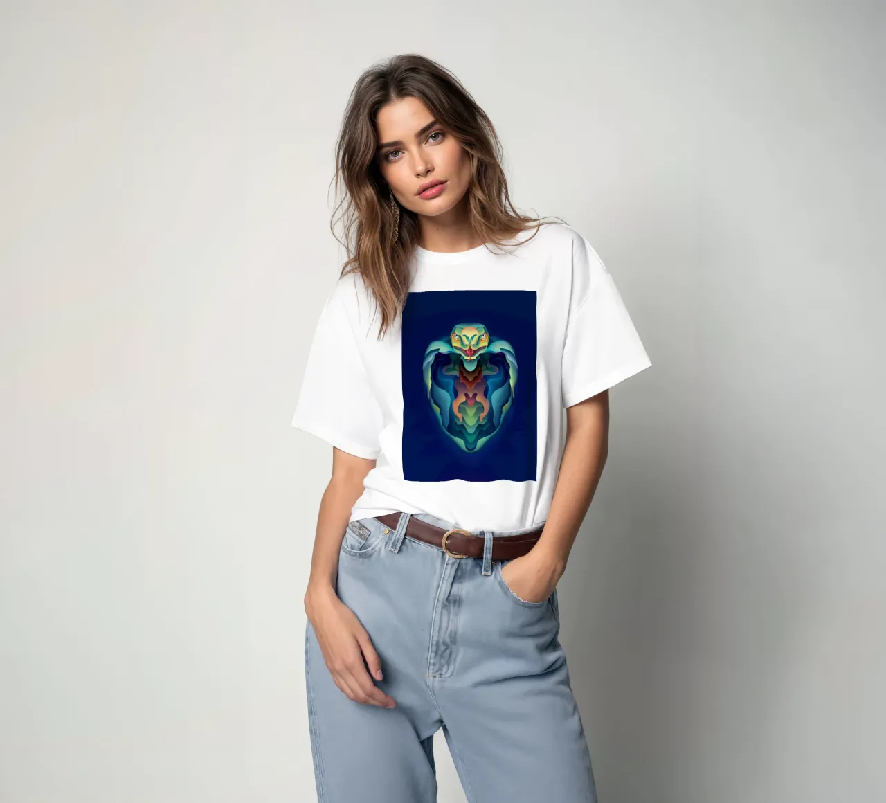 Zodiac Snake t-shirt by Artascy Art
