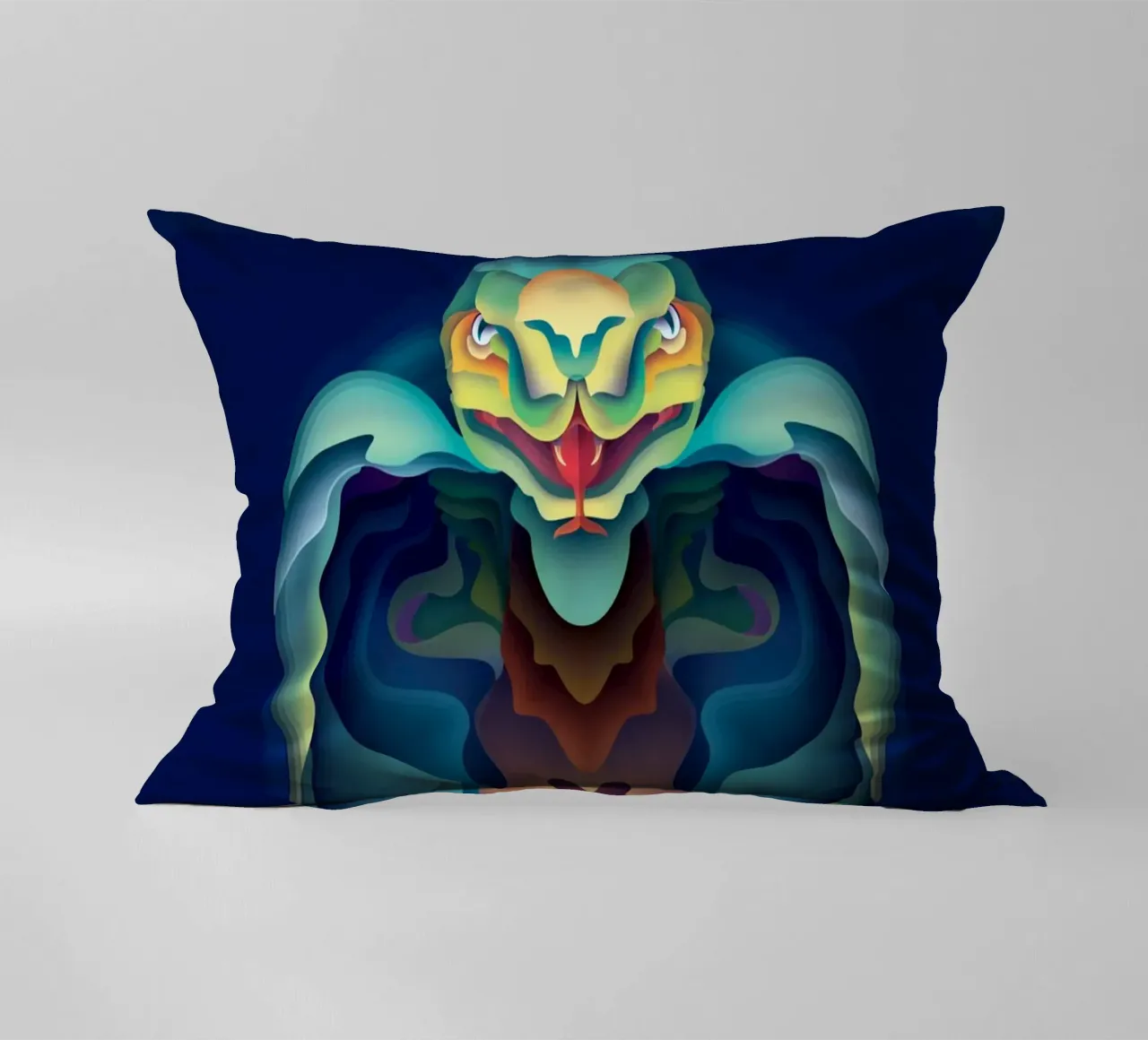 Serpente dello zodiaco cuscino da Artascy Art