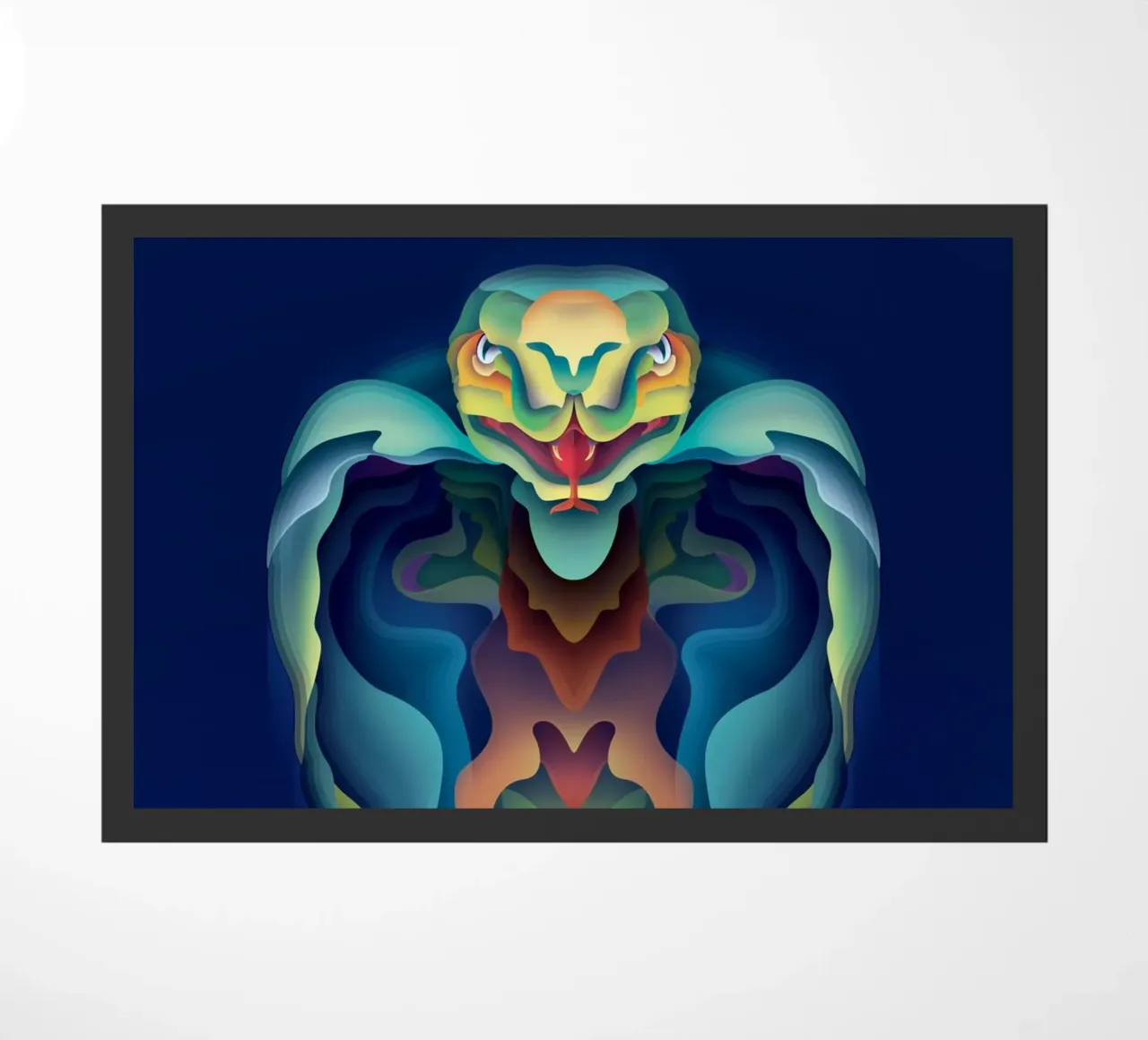 Serpente dello zodiaco zerbino da Artascy Art