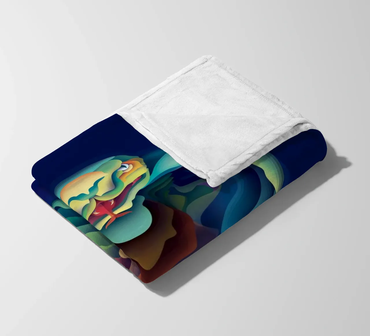 Zodiac Snake fleece blanket by Artascy Art