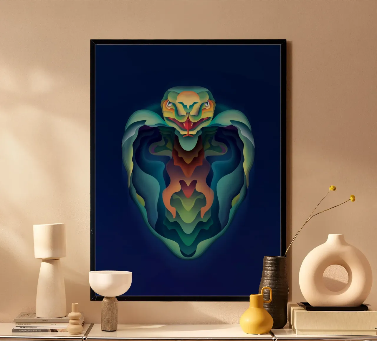 Zodiac Snake poster by Artascy Art