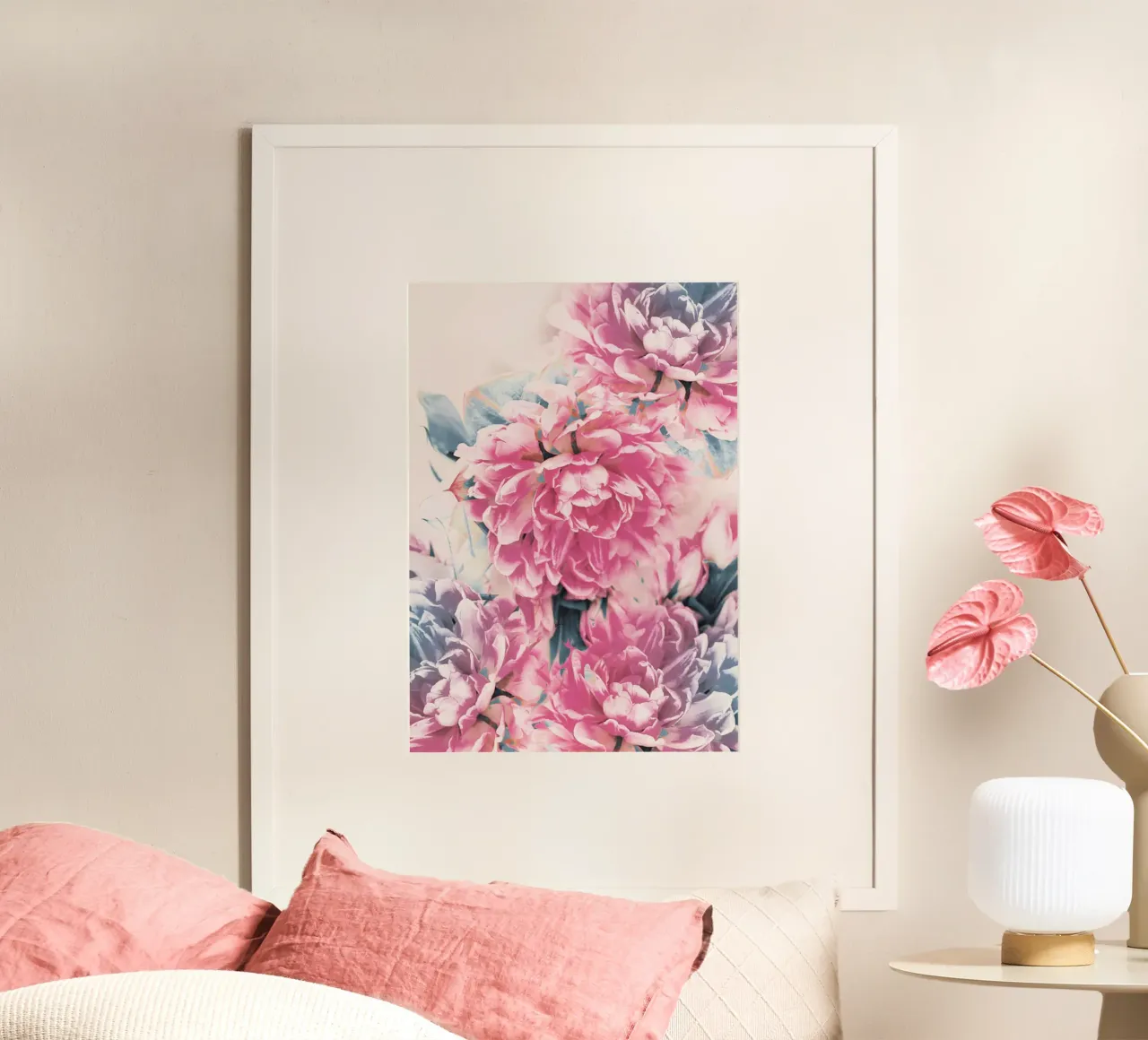 fiori bellissimi poster con telaio in legno da dada22