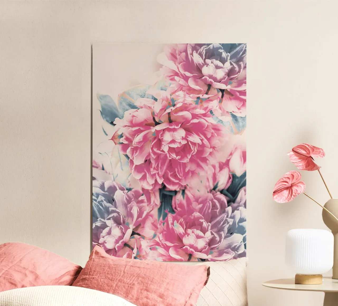 fiori bellissimi poster con telaio in legno da dada22