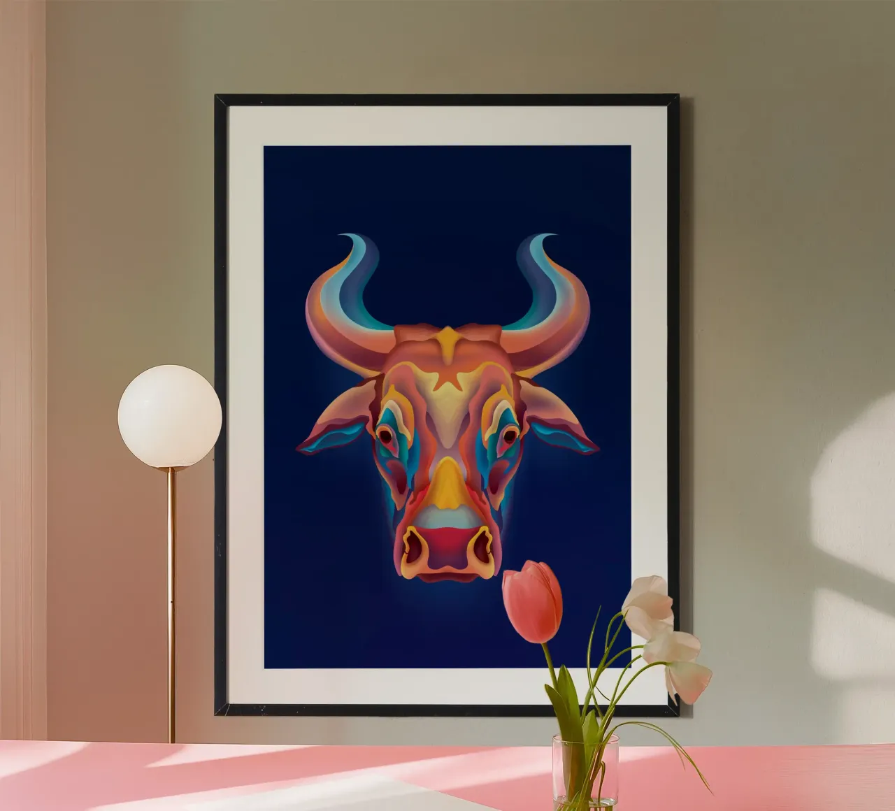 Zodiac Cow hahnemühle by Artascy Art