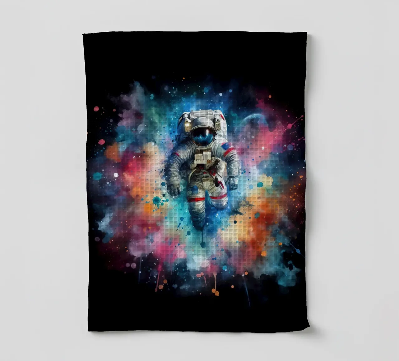 Astronauta in acquerello canovaccio da cucina da ARTVI-SHOP