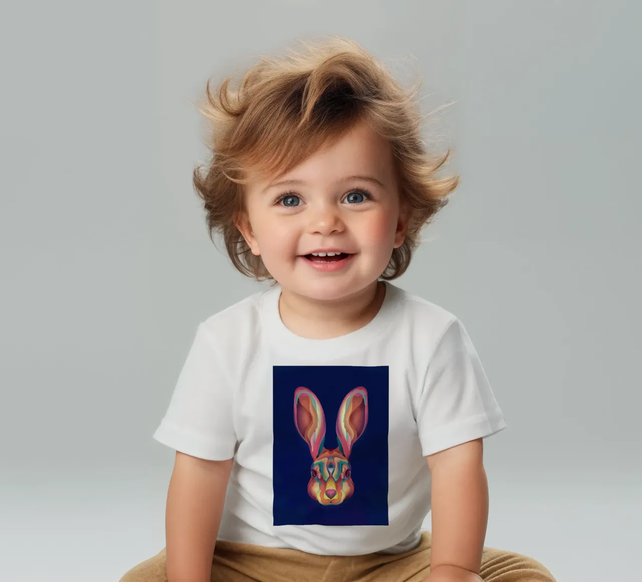 Zodiac Rabbit baby t-shirt by Artascy Art
