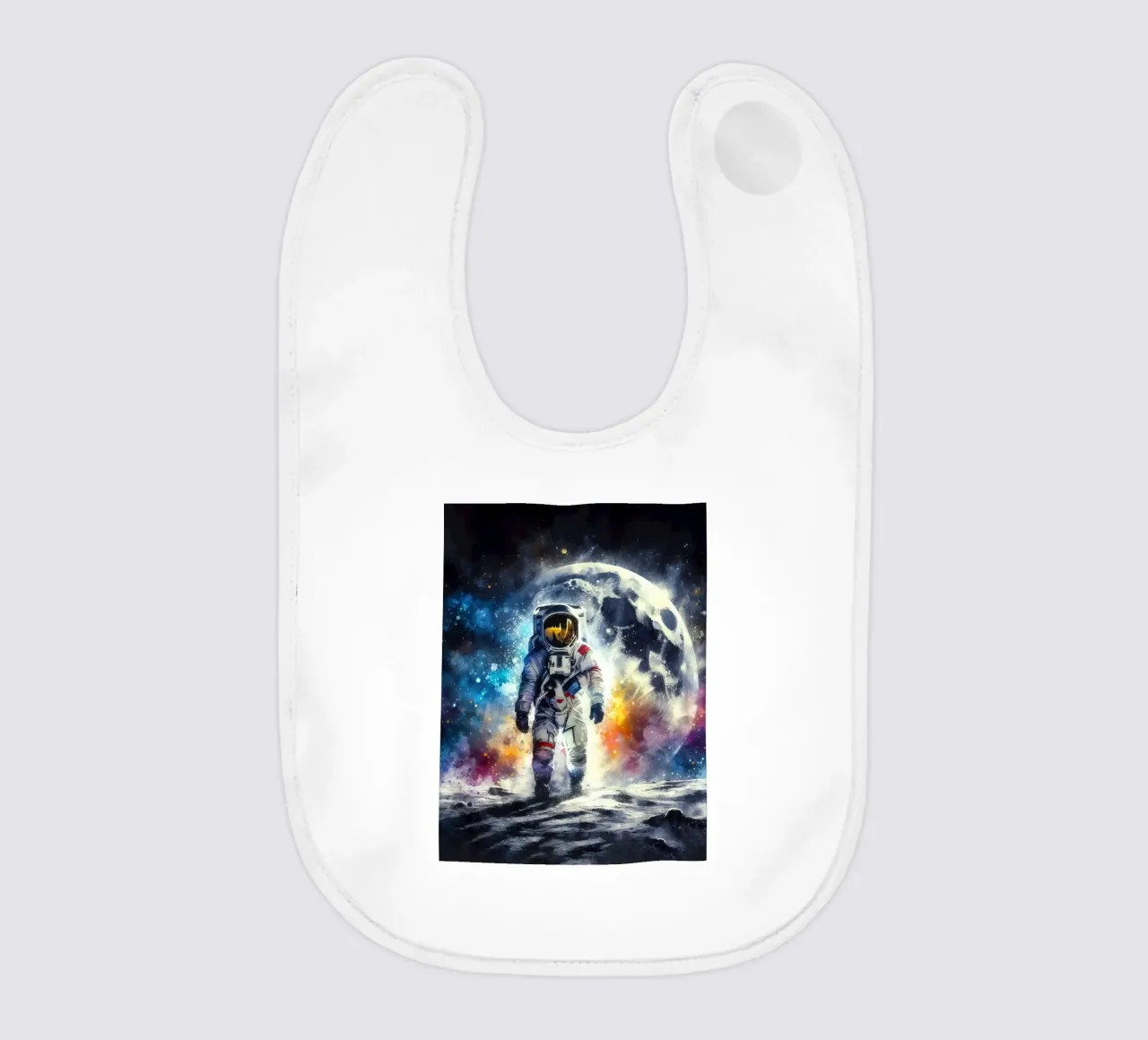 Astronauta in acquerello bavaglino da ARTVI-SHOP