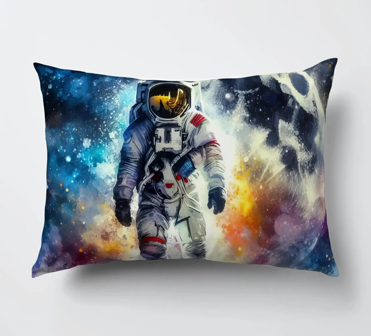 Astronauta in acquerello cuscino da ARTVI-SHOP