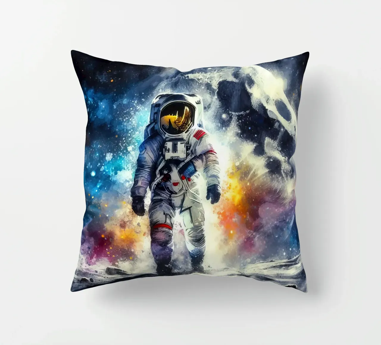 Astronauta in acquerello cuscino da ARTVI-SHOP