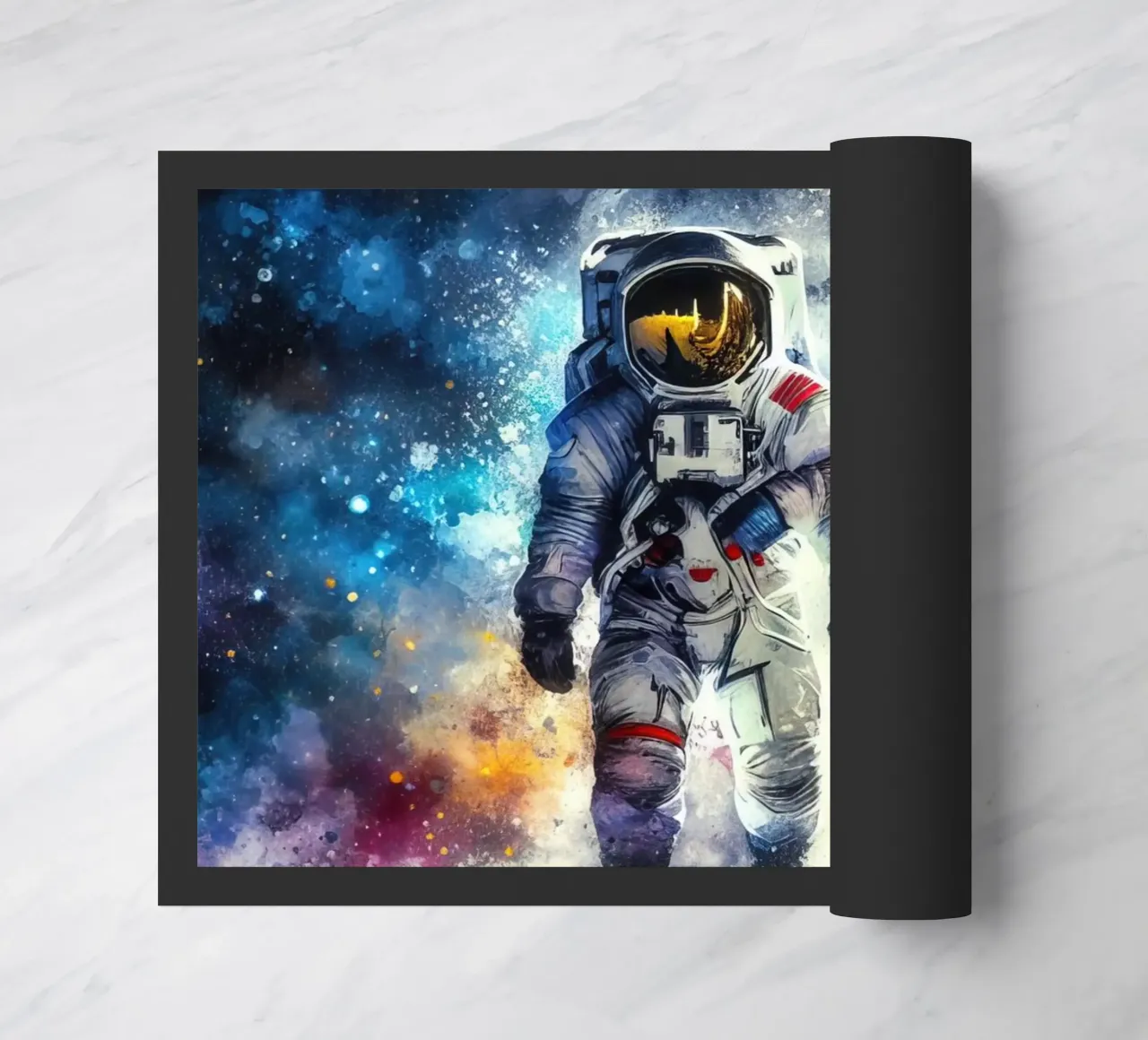 Astronauta in acquerello zerbino da ARTVI-SHOP
