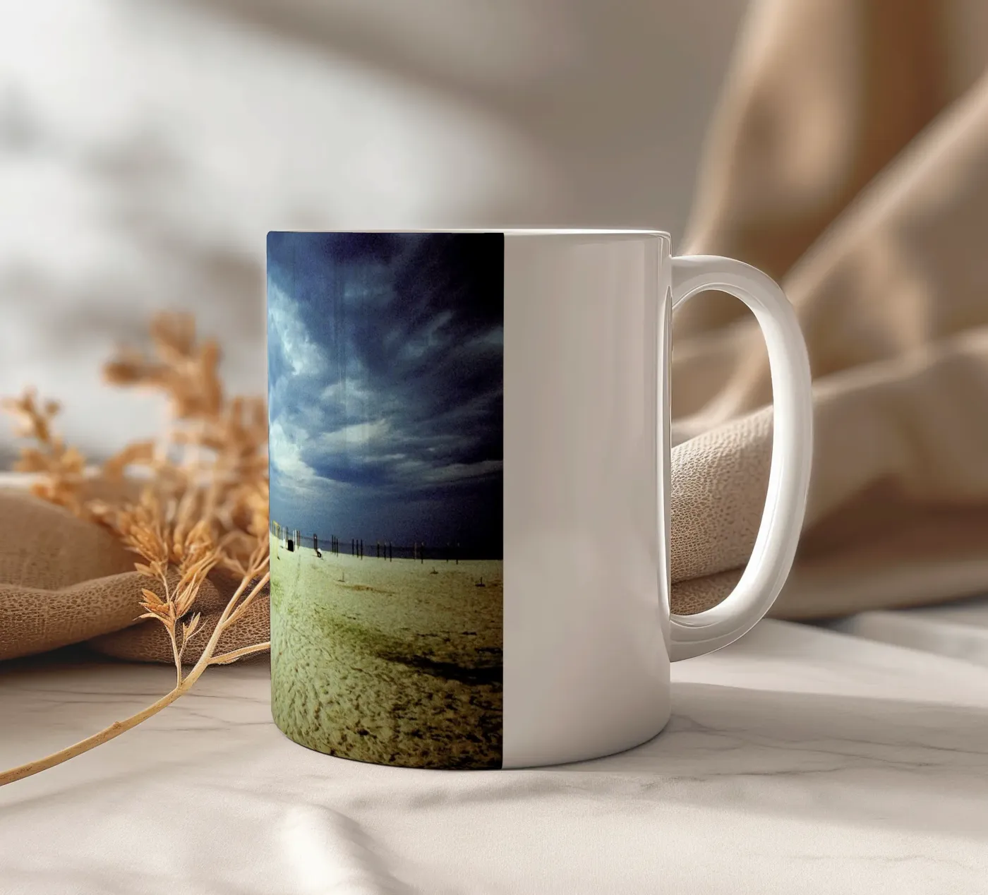 Shower ceramic mug by BLAEK Design Studio