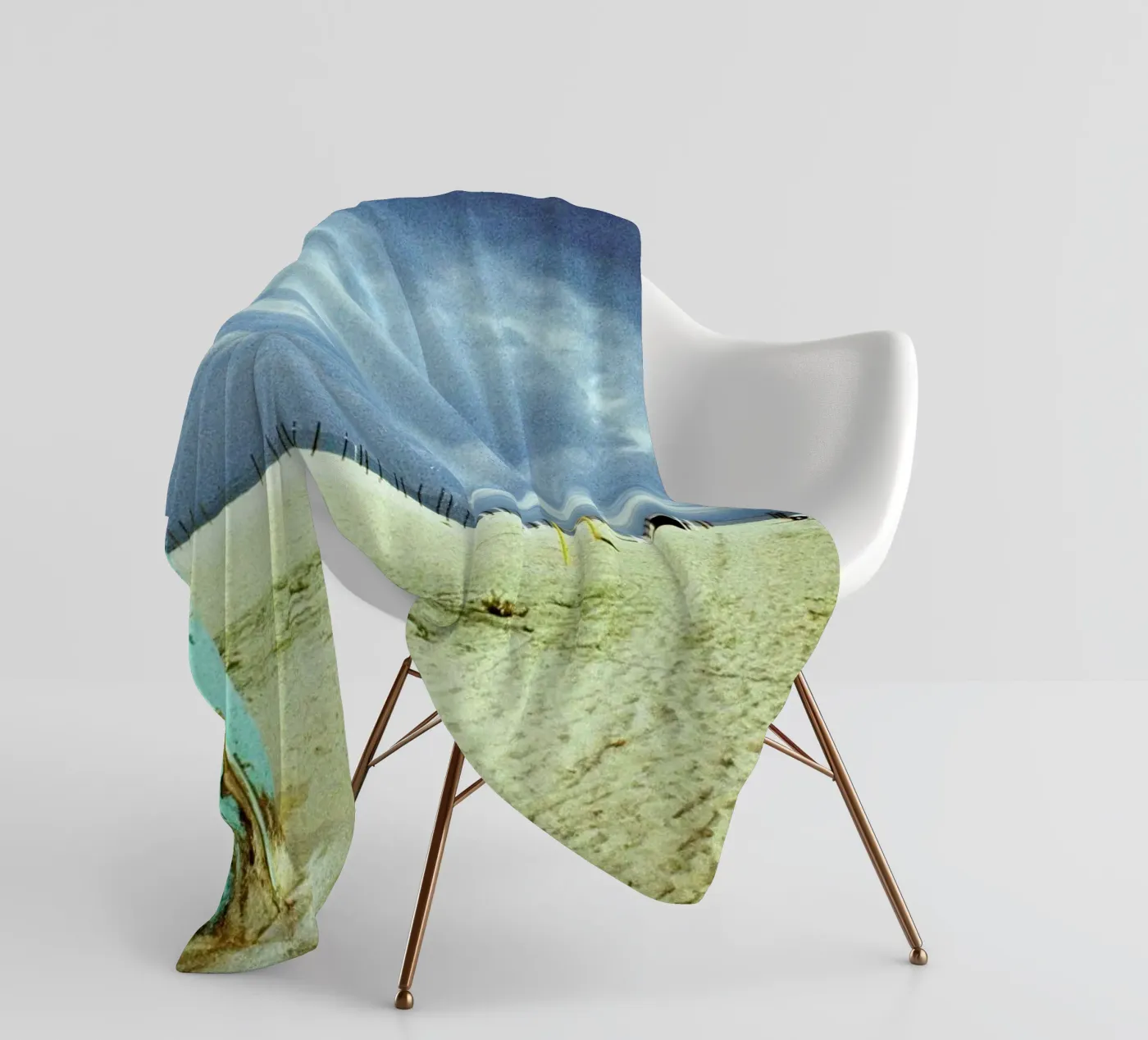 Shower Fleecedecke von BLAEK Design Studio