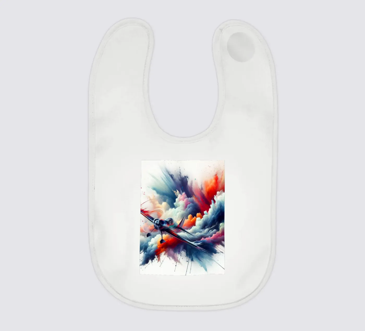 acrobatic plane Babylätzchen von 🎁 NOBELART