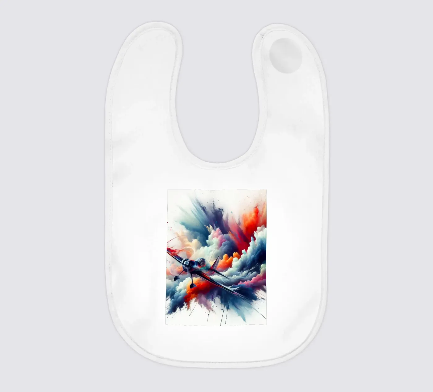acrobatic plane Babylätzchen von 🎁 NOBELART