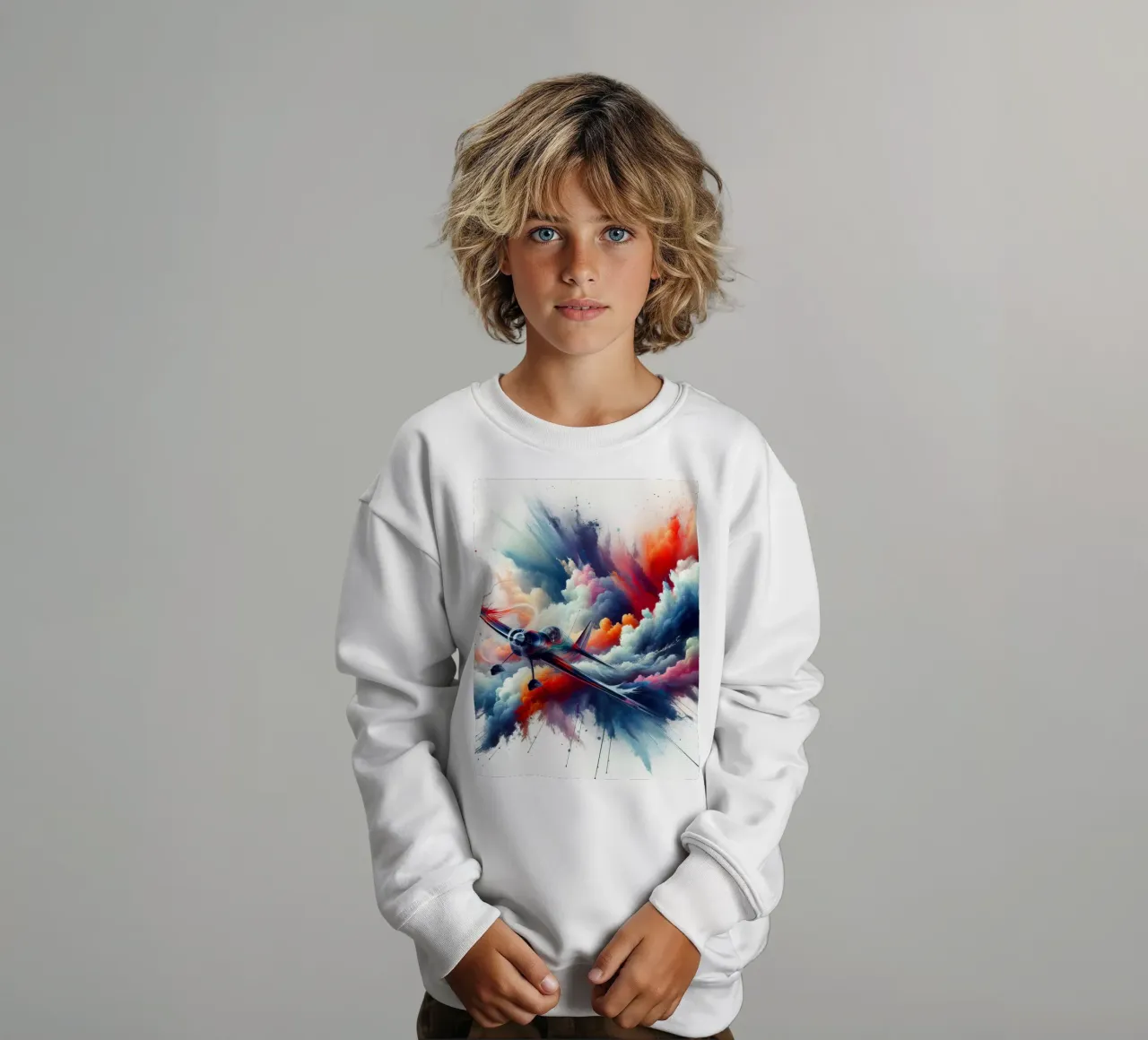 aereo acrobatico felpa bambino da ARTVI-SHOP