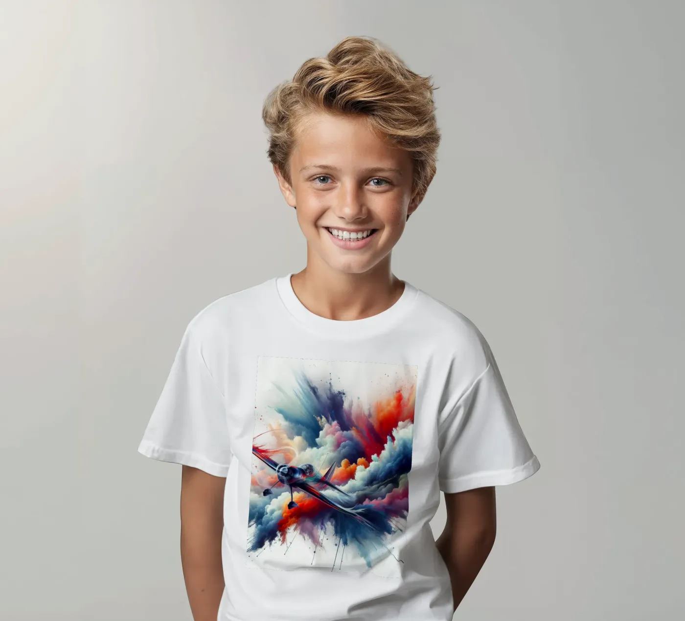 aereo acrobatico t-shirt bambini da 🎁 NOBELART