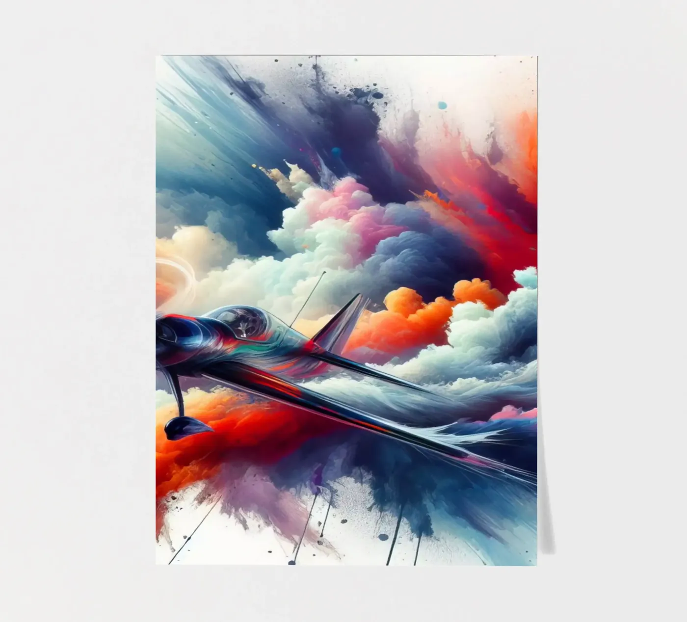 acrobatic plane sticker sheet by 🎁 NOBELART