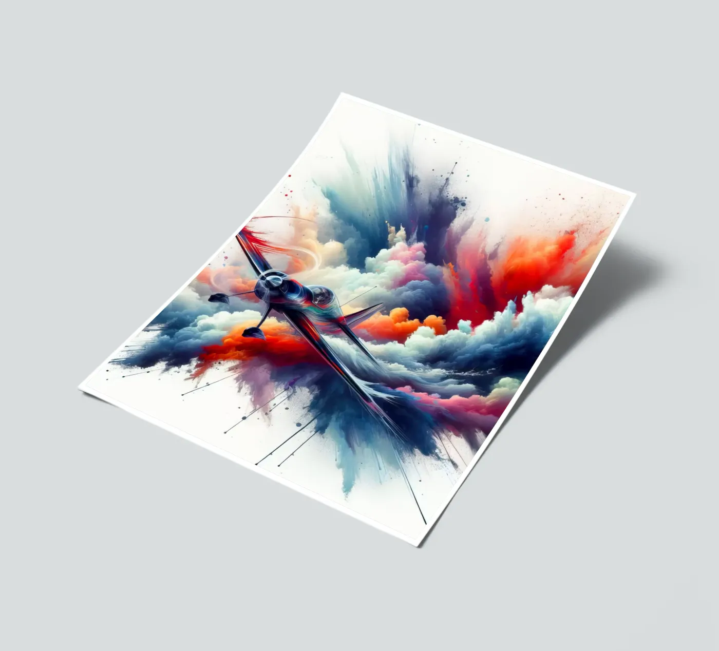 acrobatic plane sticker sheet by 🎁 NOBELART