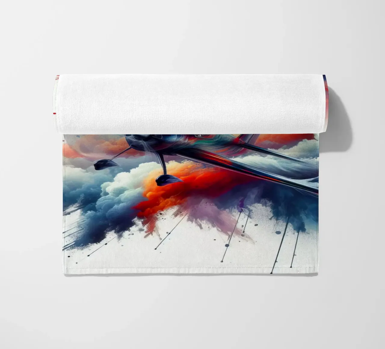 aereo acrobatico telo mare da 🎁 NOBELART