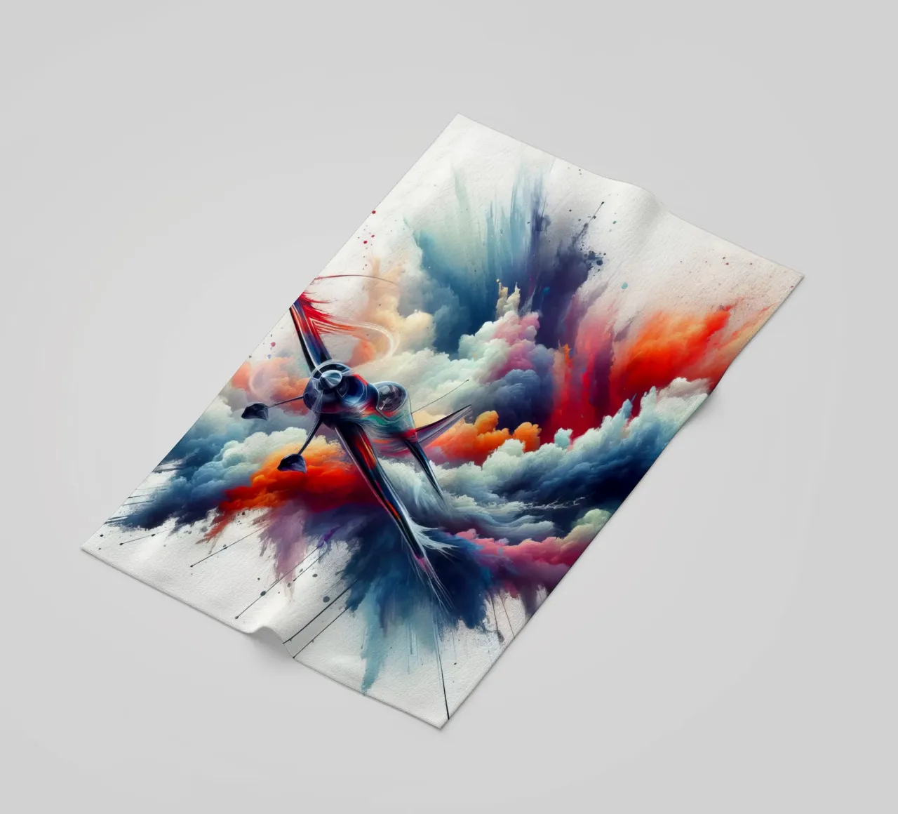 aereo acrobatico telo mare da 🎁 NOBELART