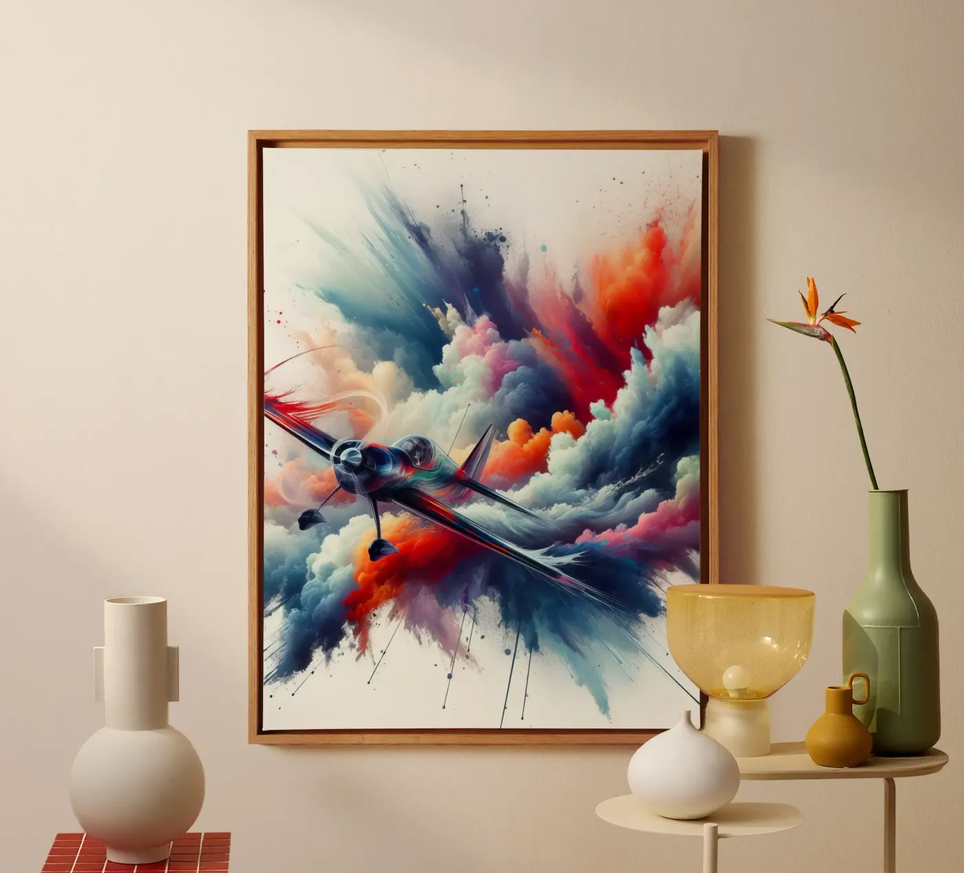 aereo acrobatico tela da 🎁 NOBELART