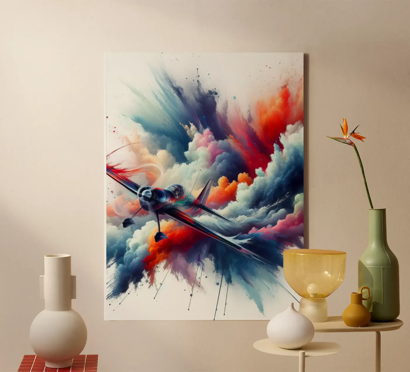 aereo acrobatico tela da 🎁 NOBELART