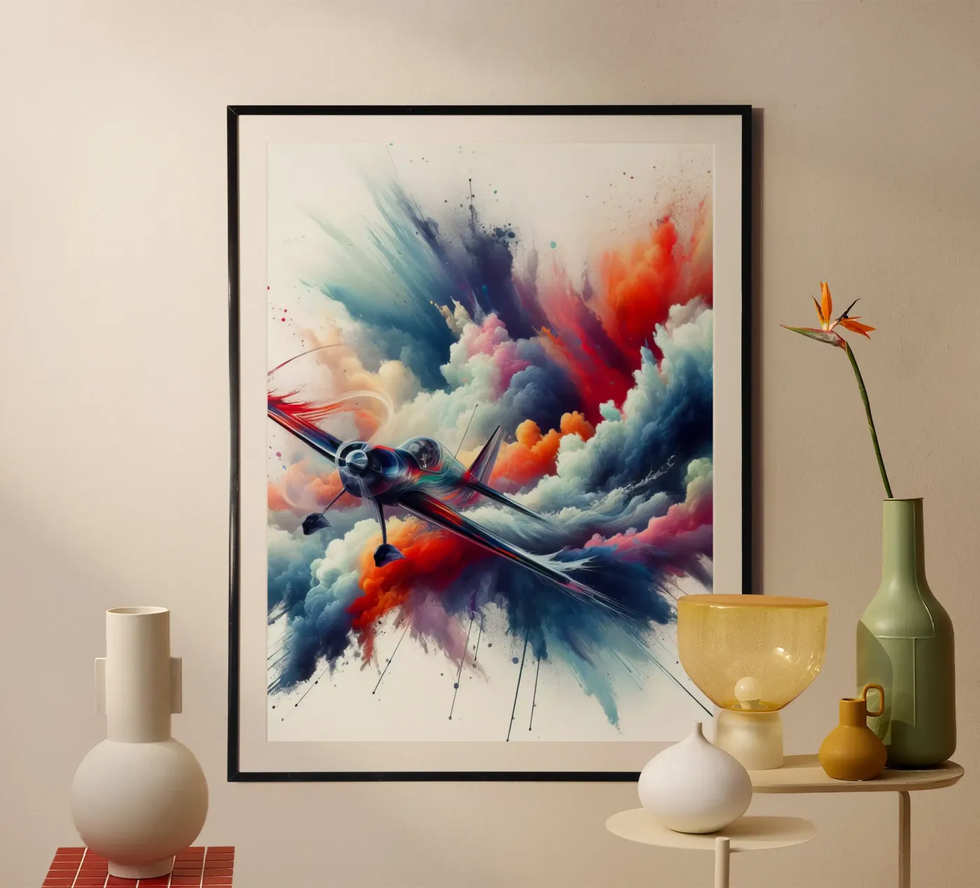 acrobatic plane poster da 🎁 NOBELART