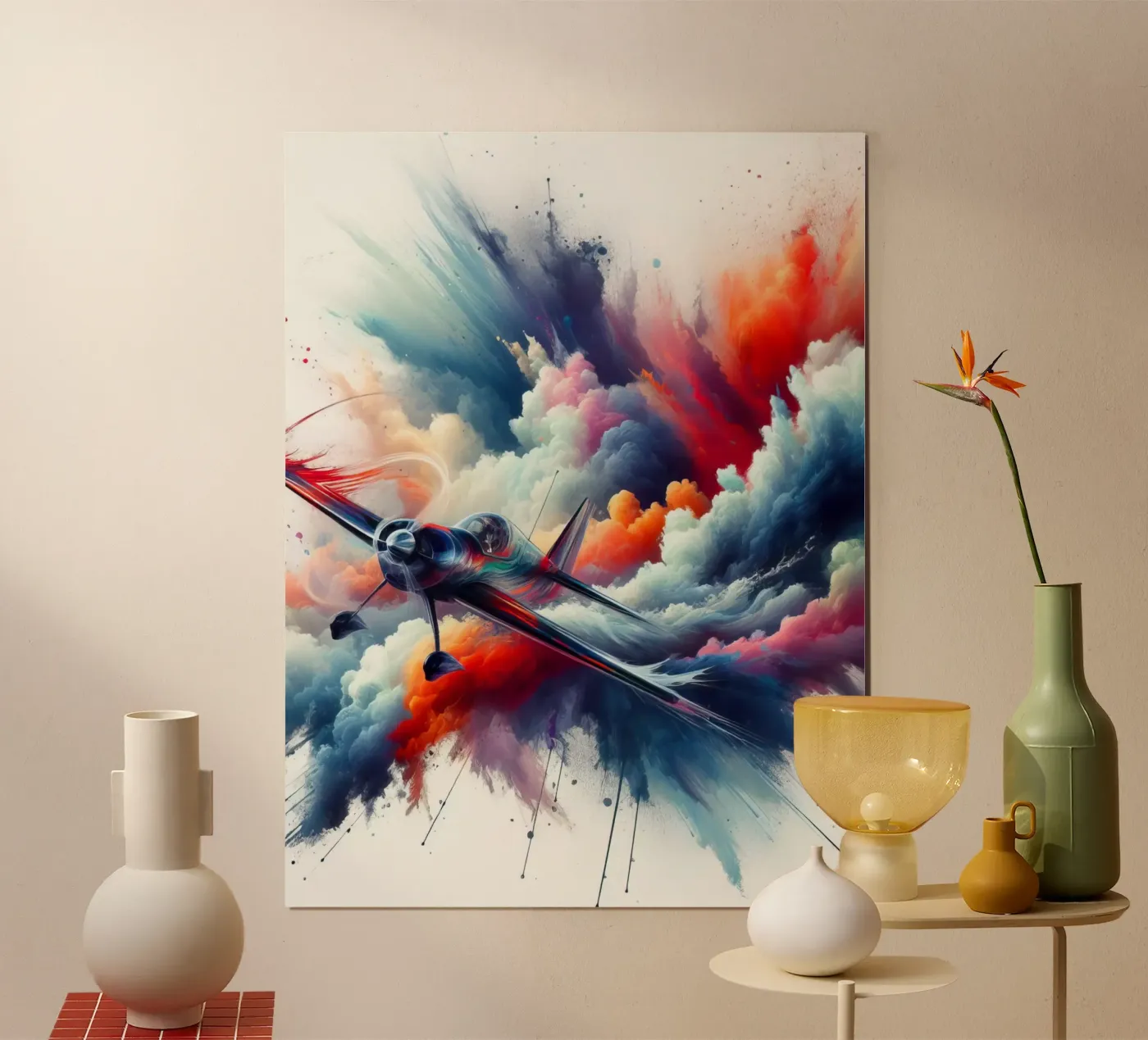 acrobatic plane poster da 🎁 NOBELART