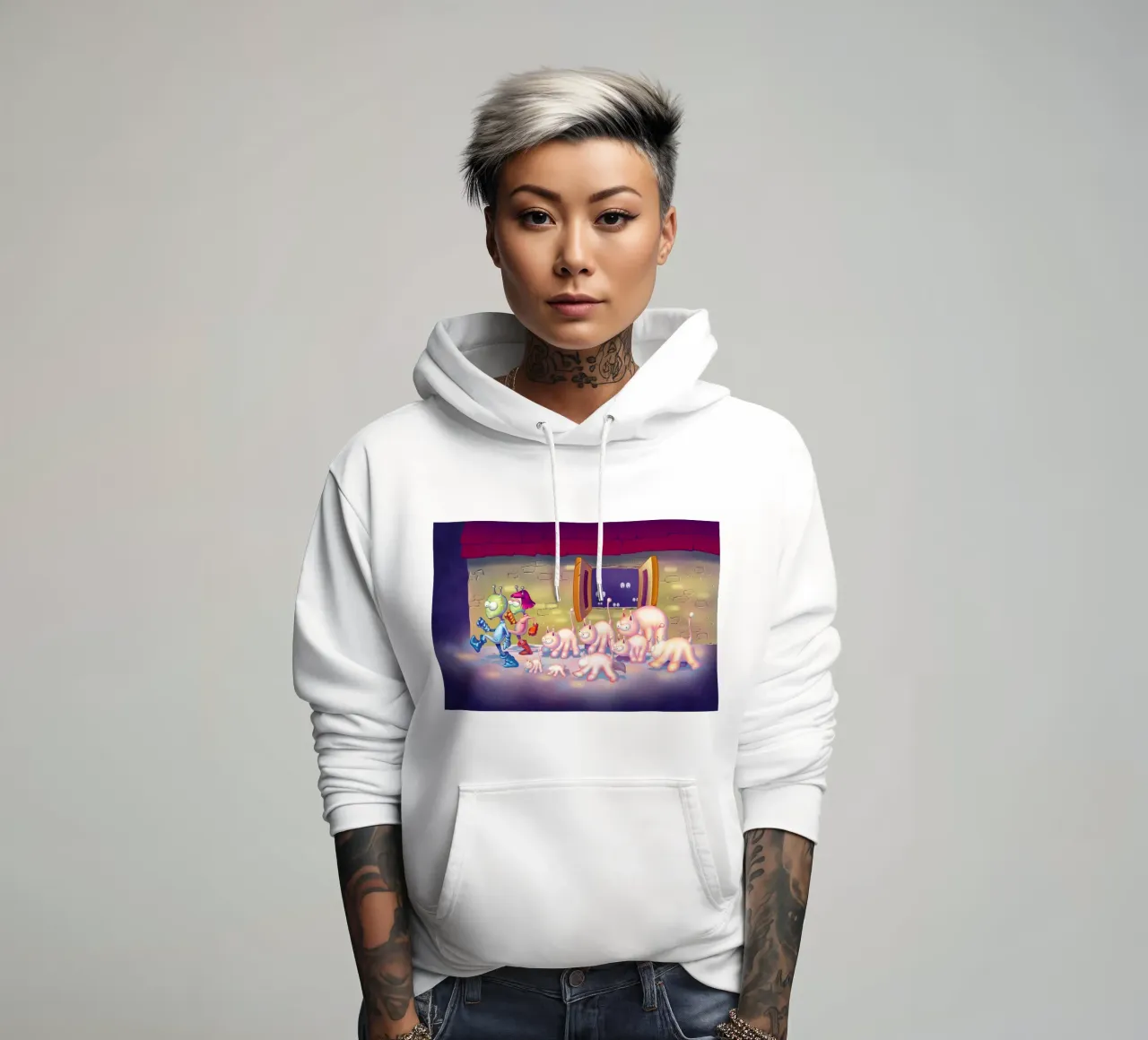 Seguire i capi felpa con cappuccio da Artascy Art