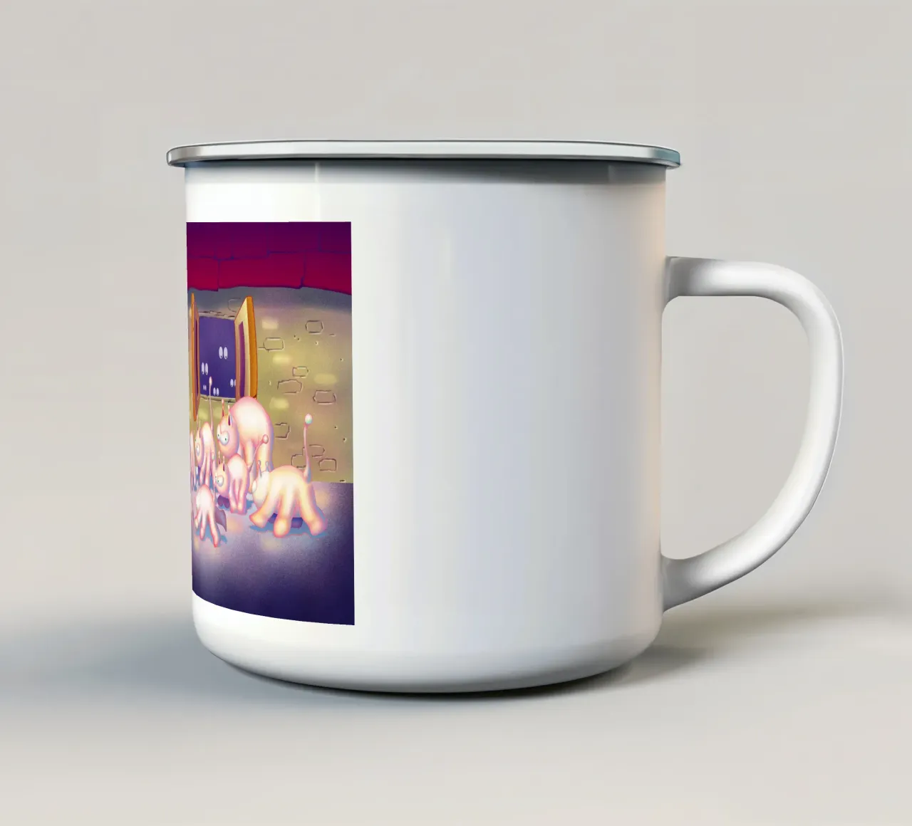 Seguire i capi tazza in smalto da Artascy Art
