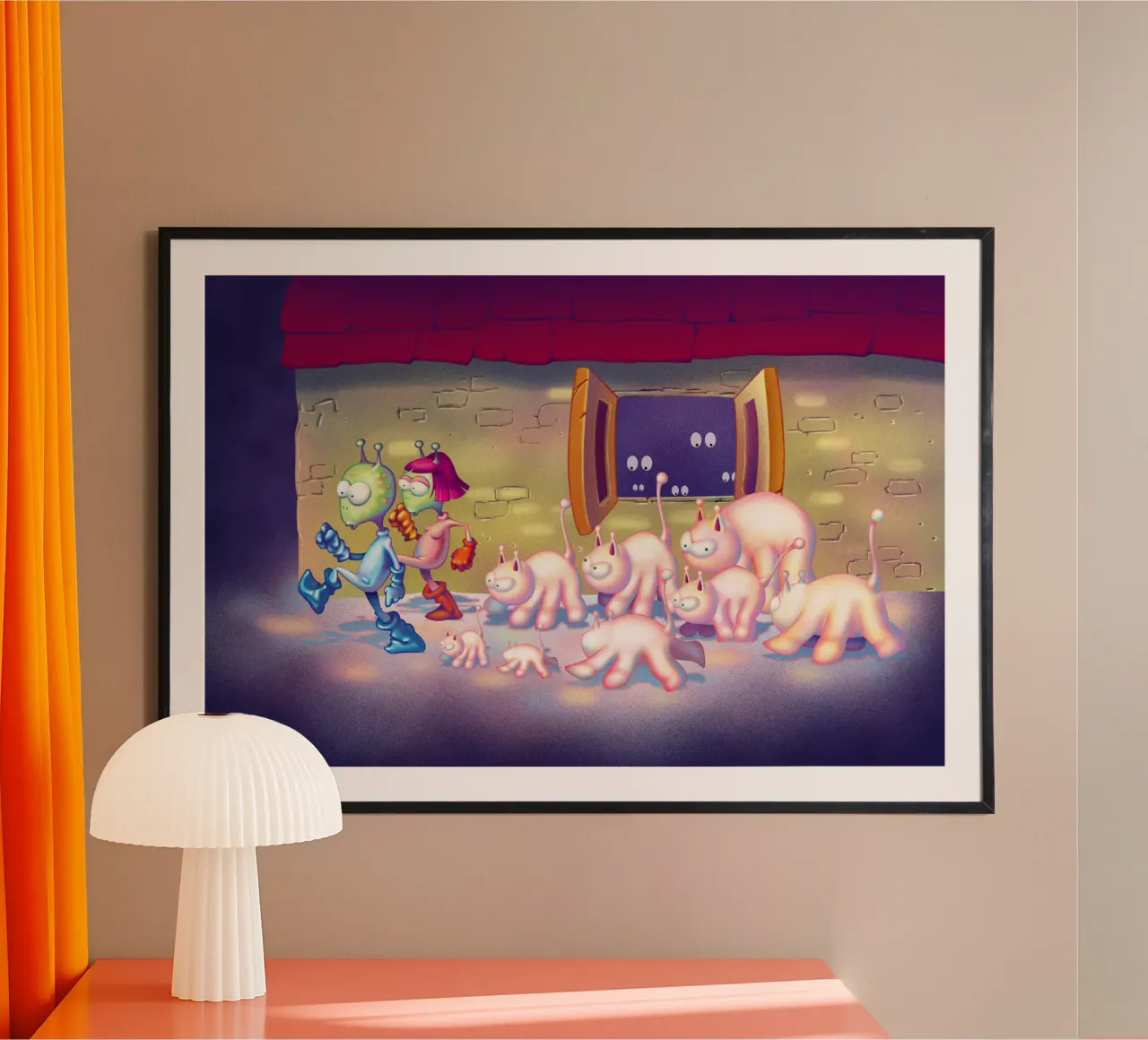 Seguire i capi poster con telaio in legno da Artascy Art