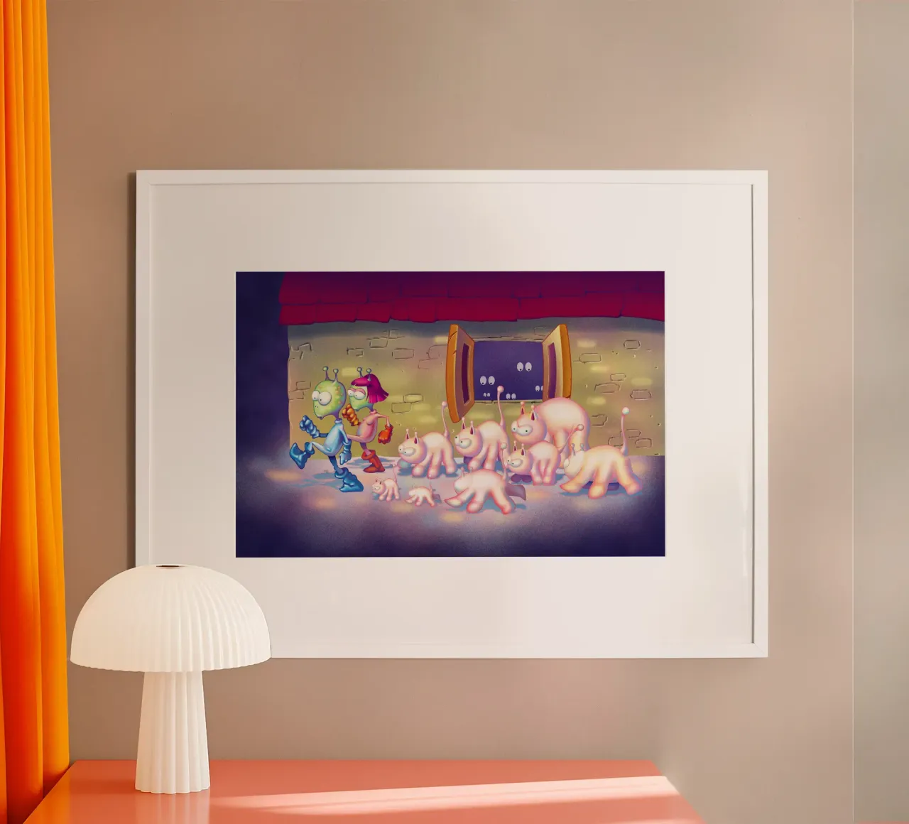 Seguire i capi poster con telaio in legno da Artascy Art